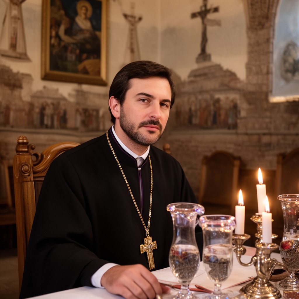 AI-generated illustration of Archbishop of Mtskheta-Tbilisi