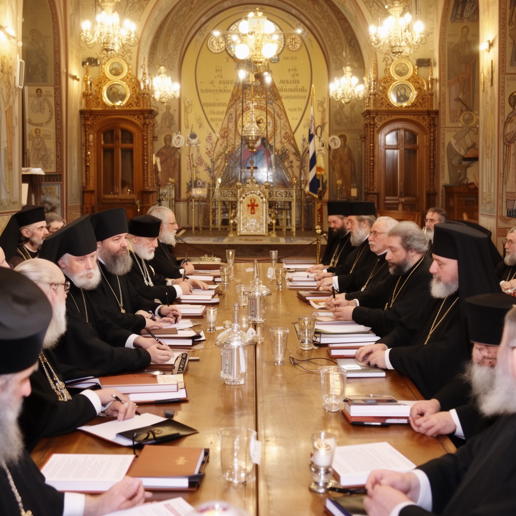 AI-generated illustration of Holy Synod