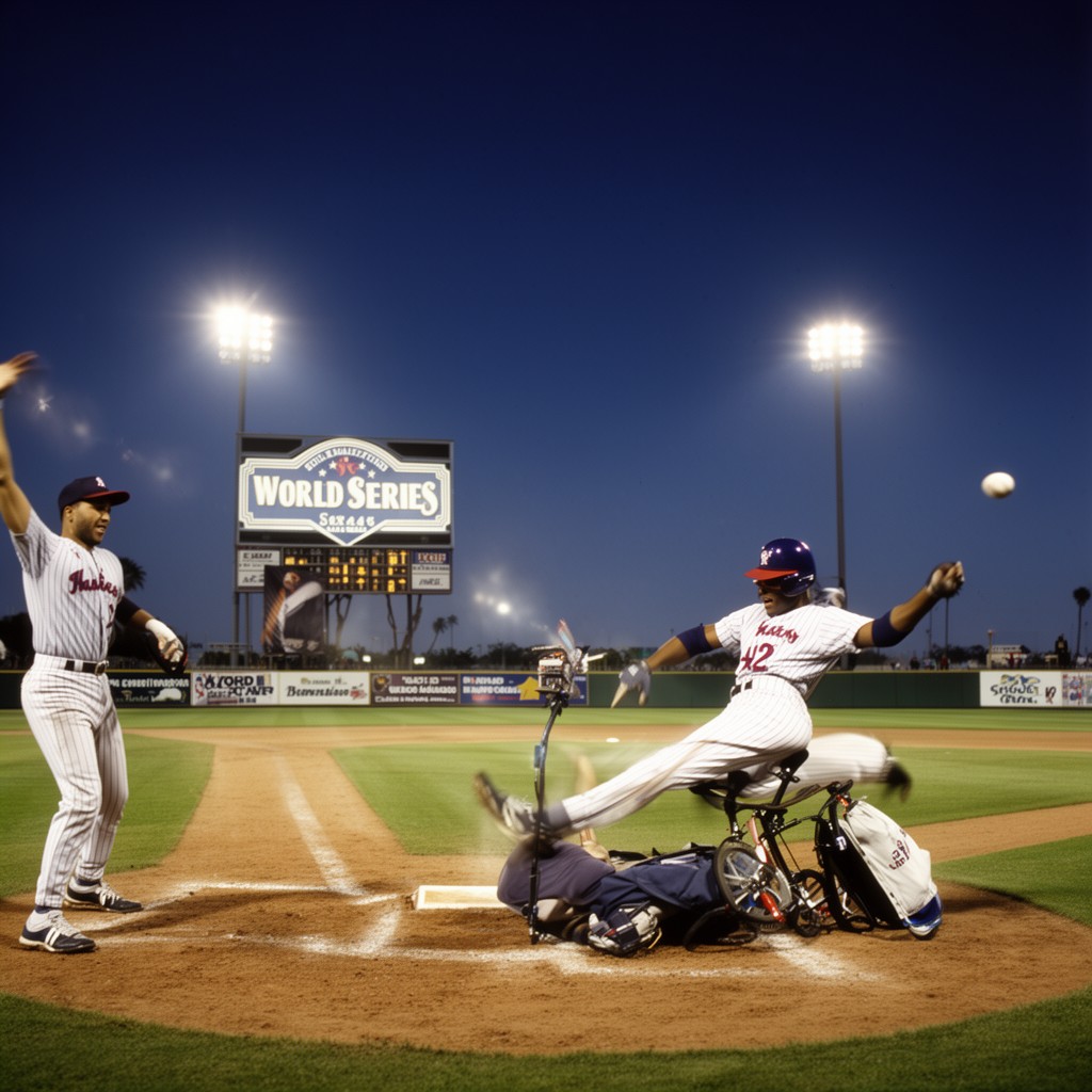AI-generated illustration of 1998 World Series