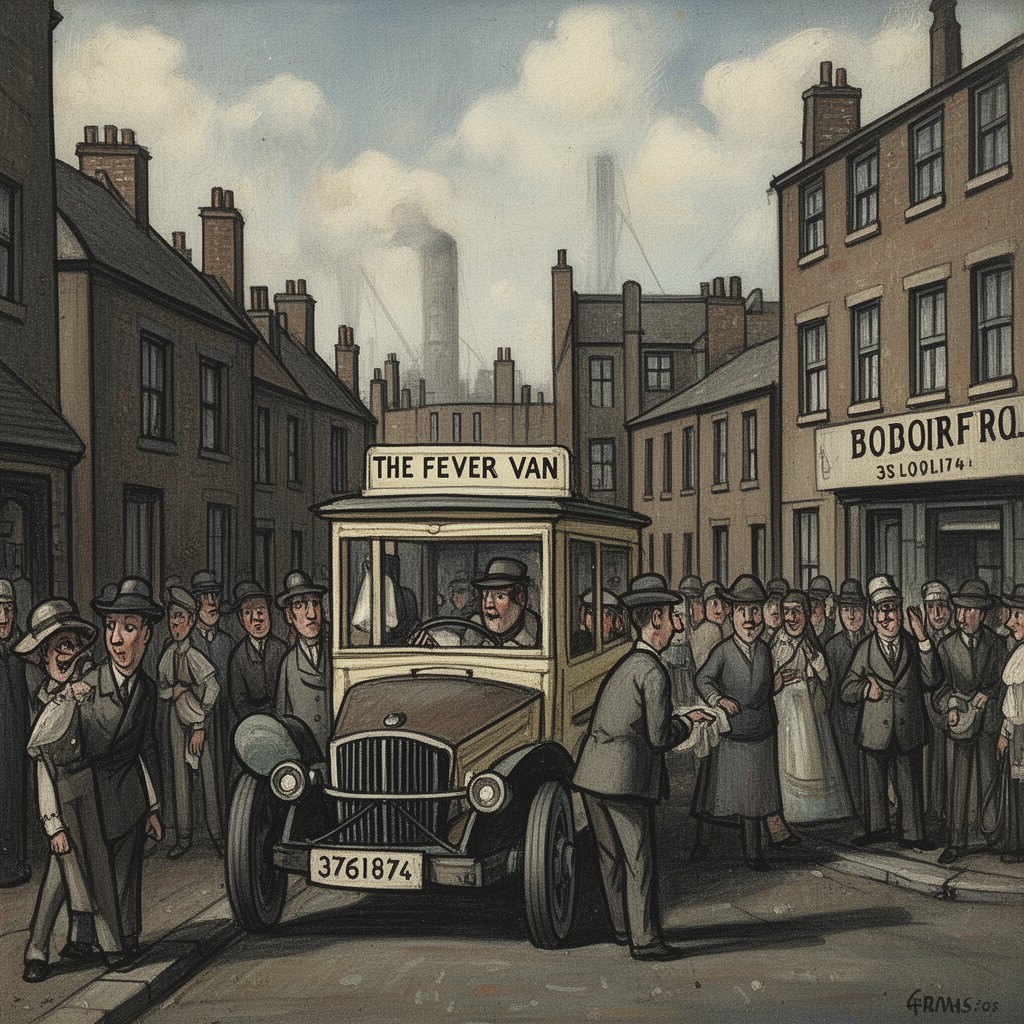 AI-generated illustration of The Fever Van
