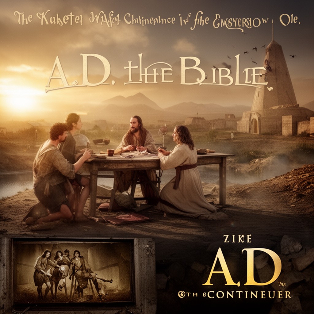 AI-generated illustration of A.D. The Bible Continues