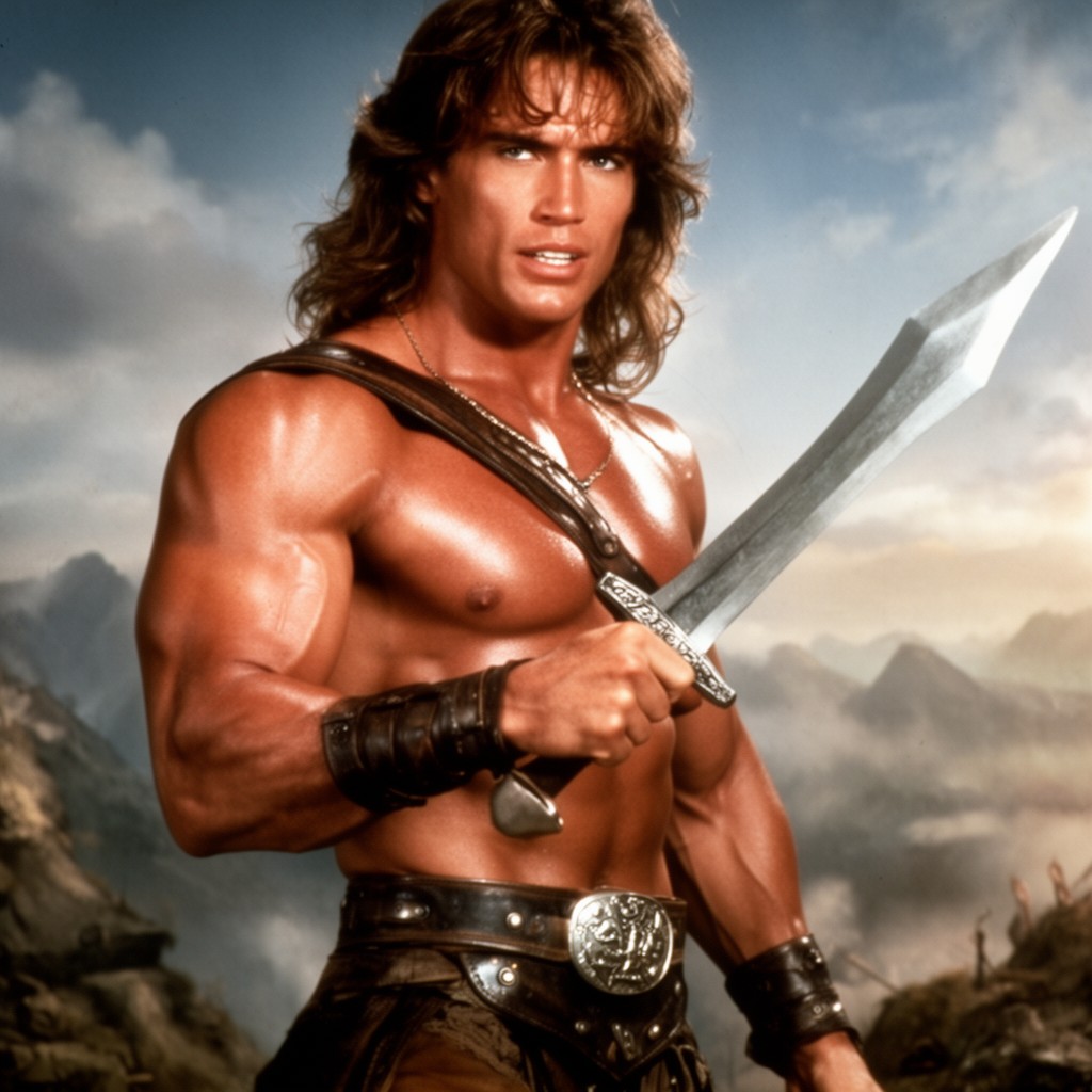 AI-generated illustration of Conan the Barbarian
