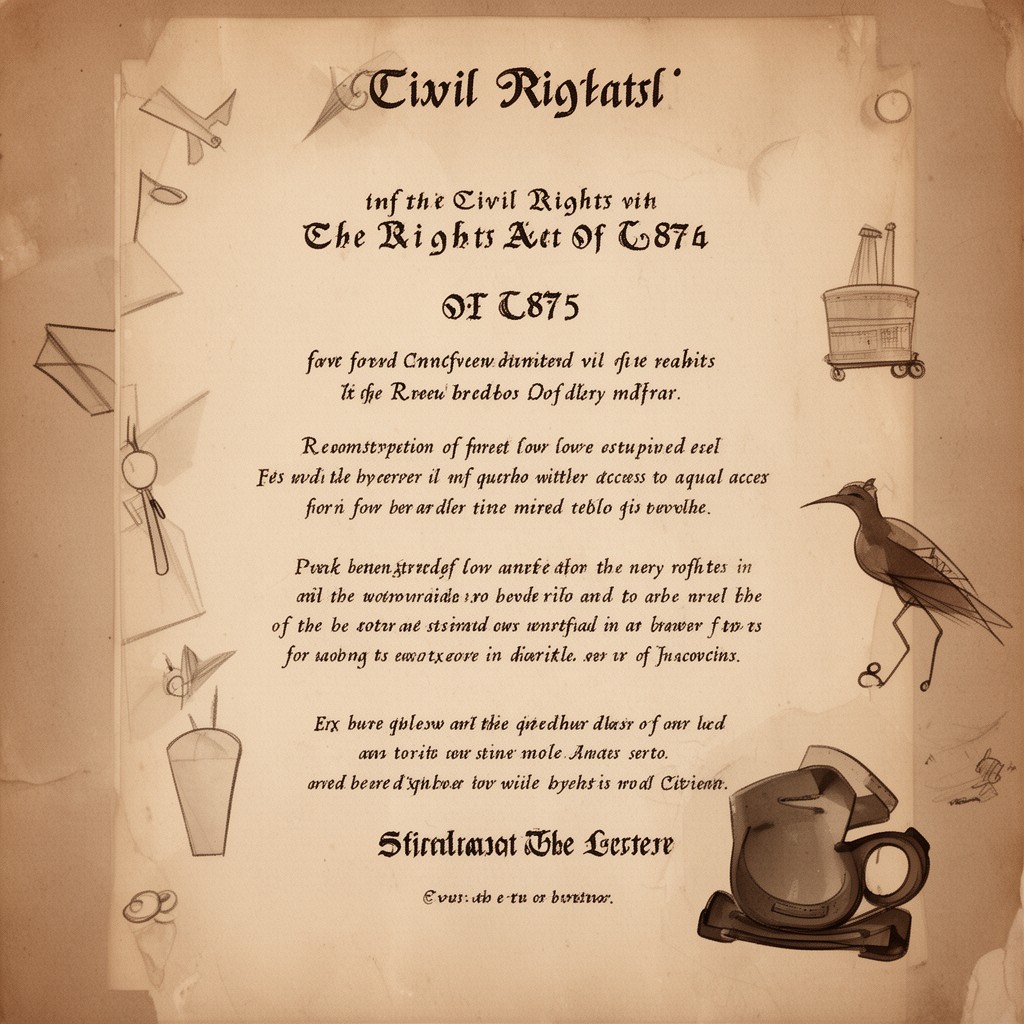 AI-generated illustration of Civil Rights Act of 1875