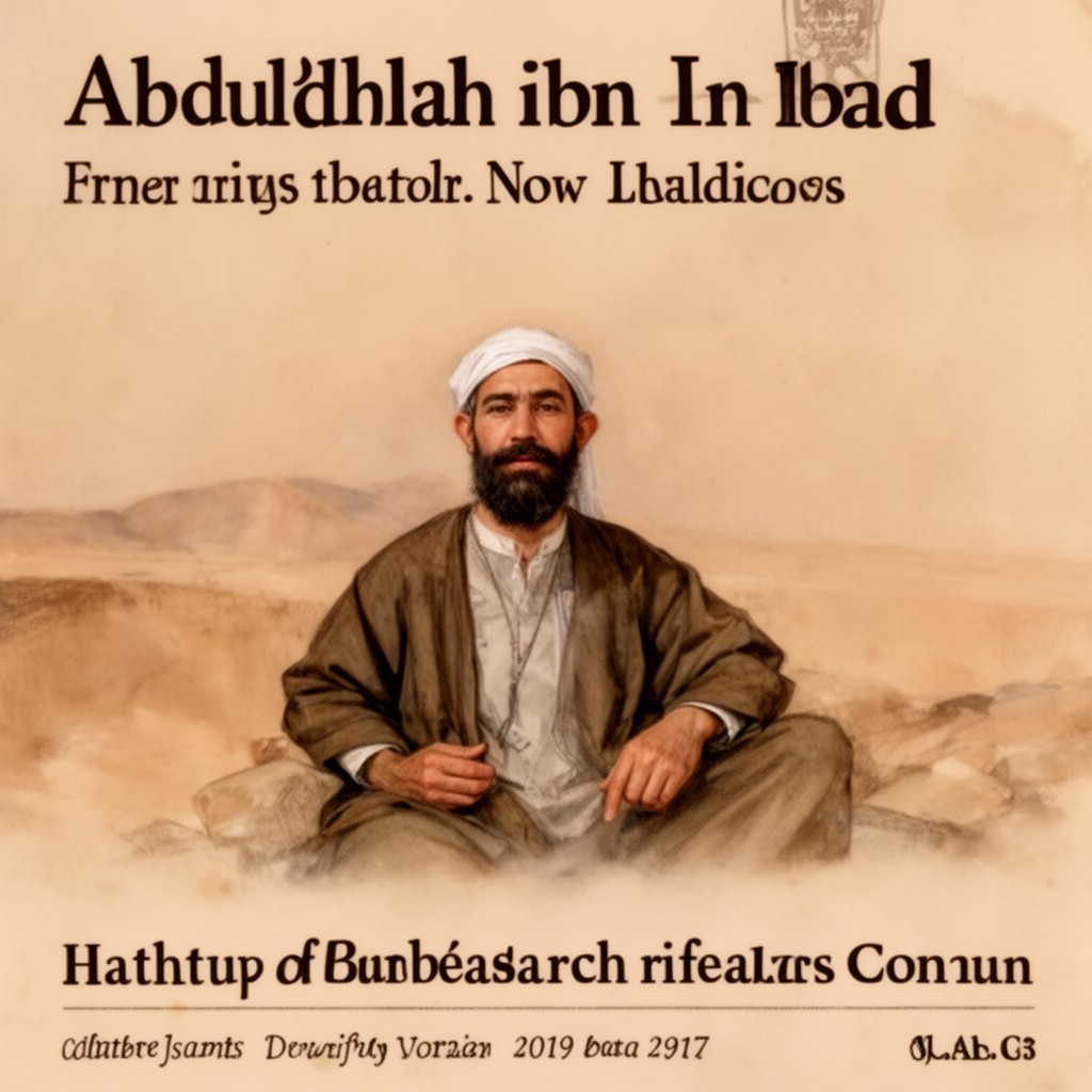 AI-generated illustration of Abdullah ibn Ibad