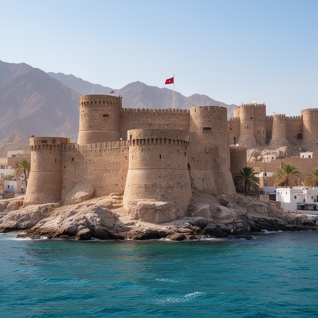 AI-generated illustration of Al Jalali Fort