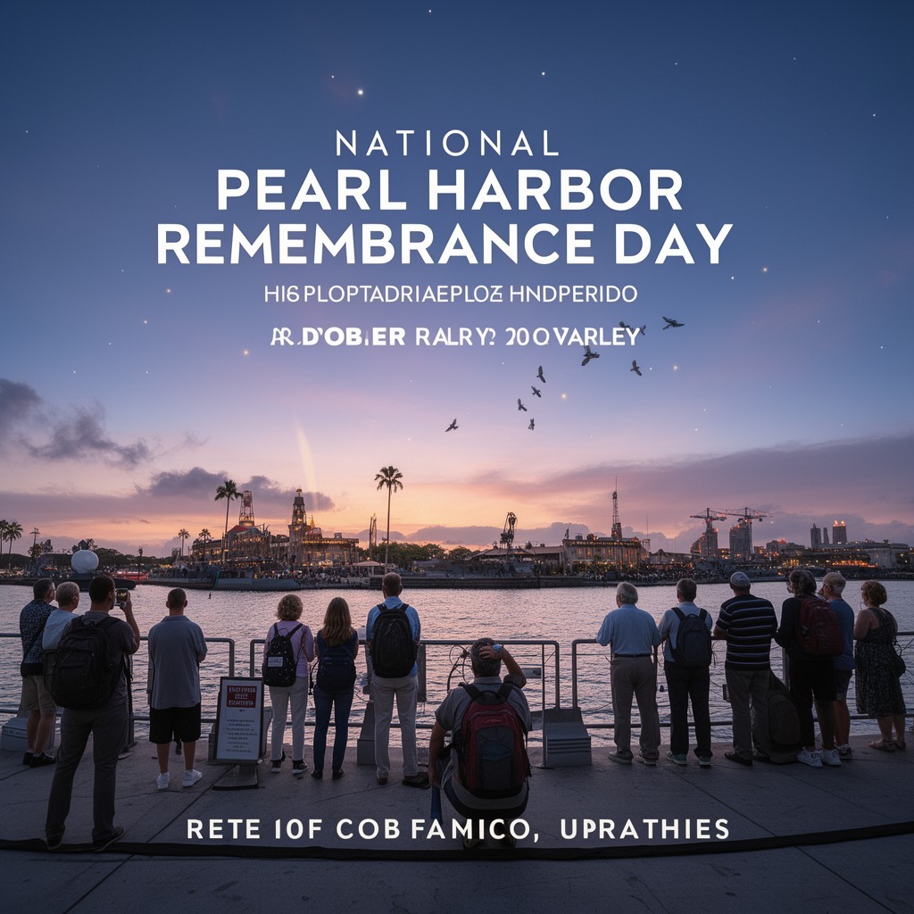AI-generated illustration of National Pearl Harbor Remembrance Day
