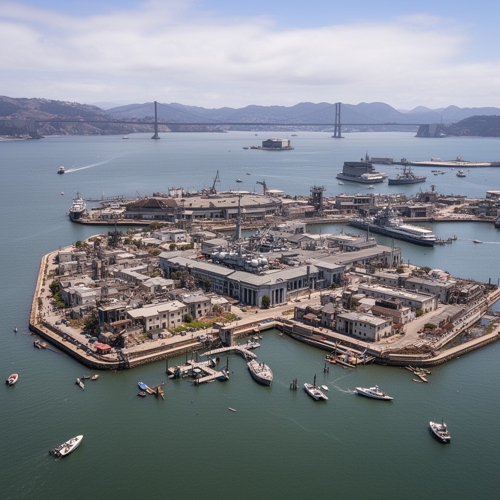 AI-generated illustration of Treasure Island