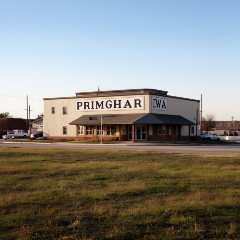 AI-generated illustration of Primghar, Iowa