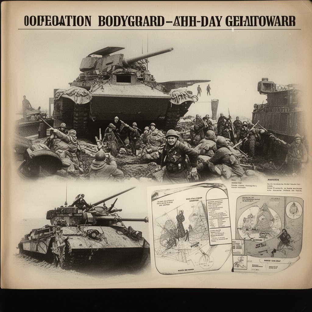 AI-generated illustration of Operation Bodyguard