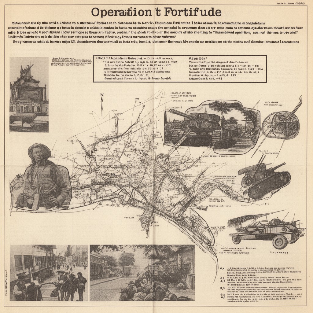 AI-generated illustration of Operation Fortitude