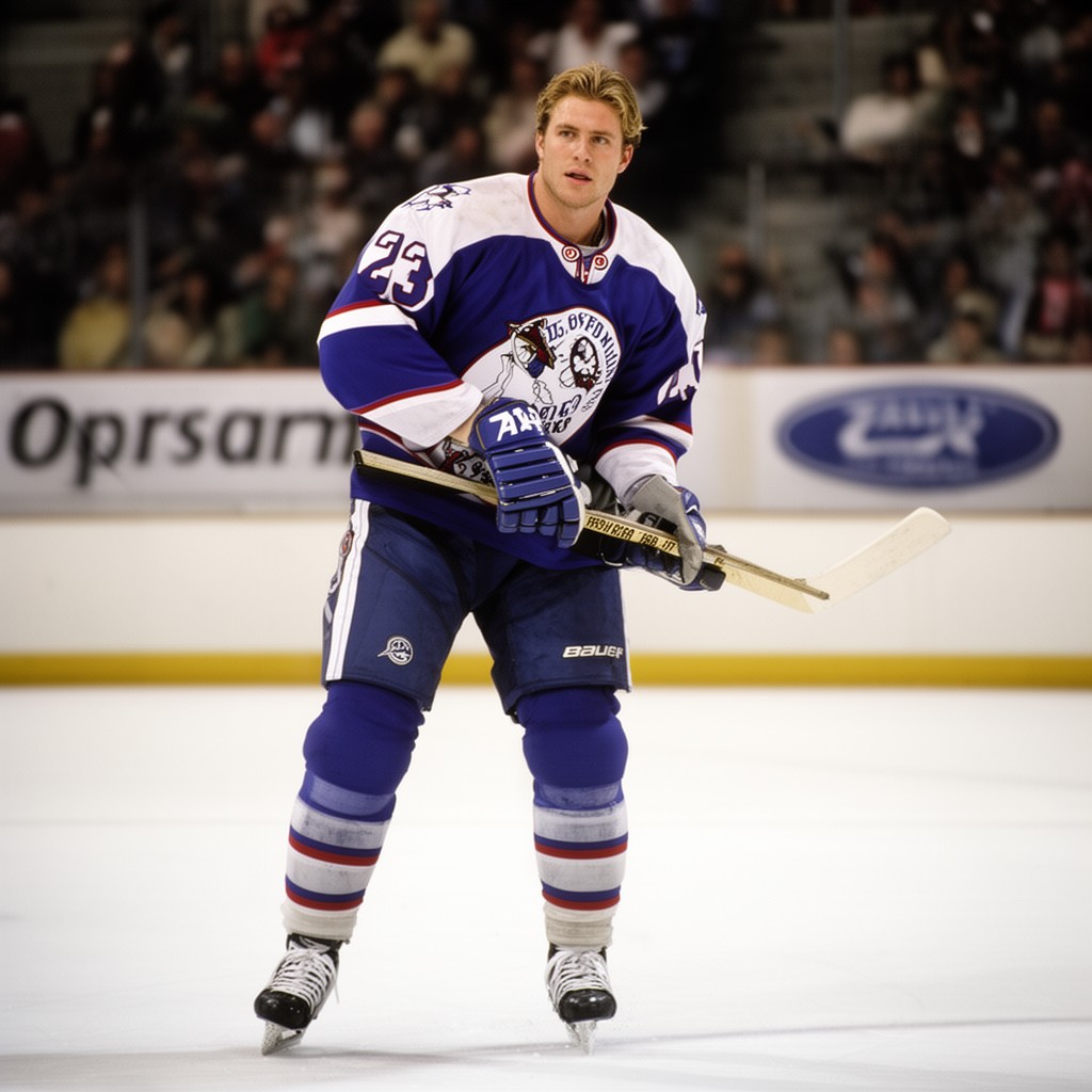 AI-generated illustration of Pat LaFontaine