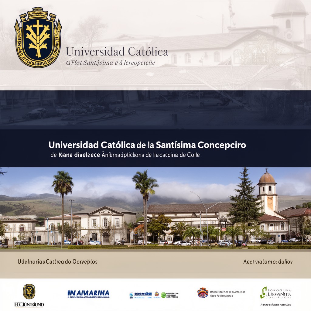 AI-generated illustration of Universidad Católica de la Santísima Concepción