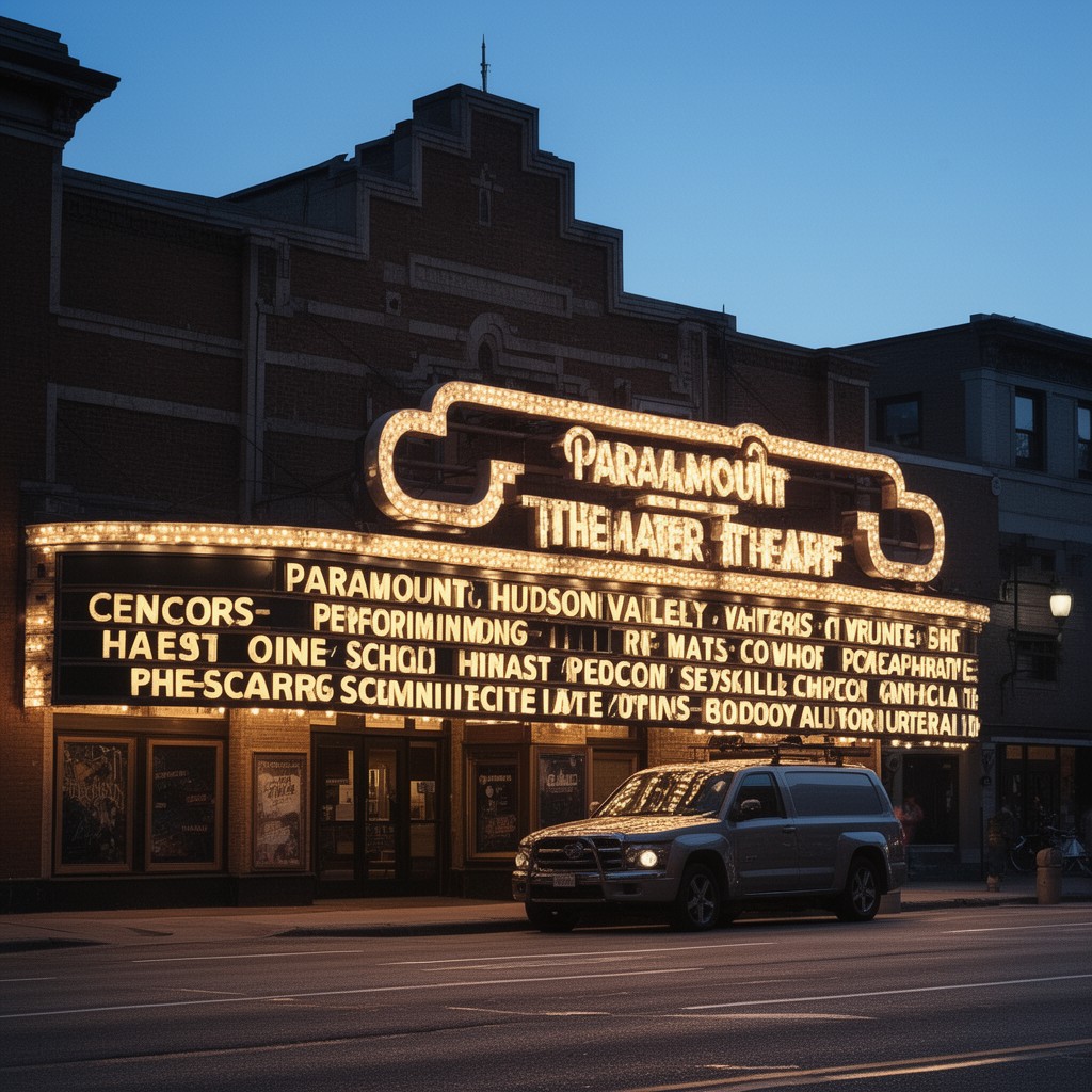 AI-generated illustration of Paramount Hudson Valley Theater