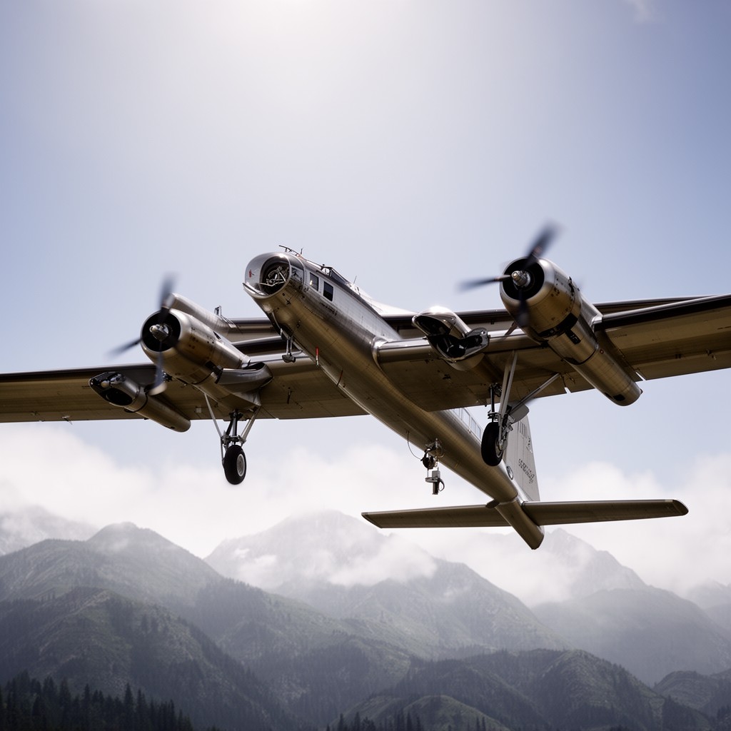 AI-generated illustration of Douglas C-47 Skytrain