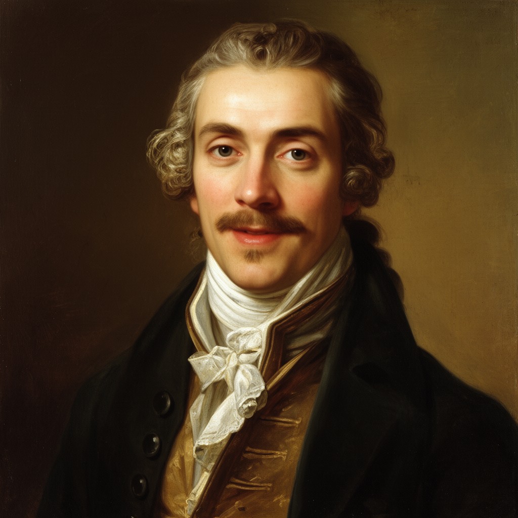 AI-generated illustration of Anders Johan von Höpken