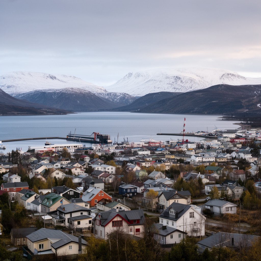 AI-generated illustration of Kirkenes