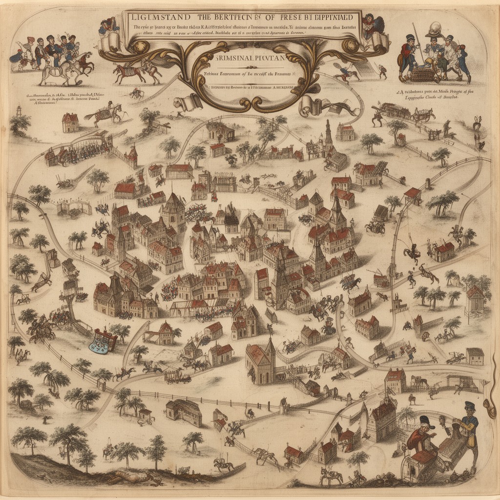 AI-generated illustration of Battle of Lippstadt