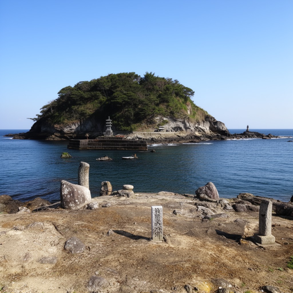 AI-generated illustration of Iki Island