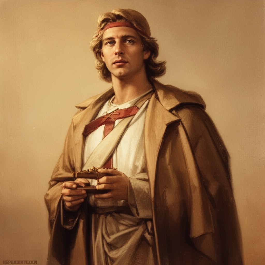 AI-generated illustration of Hero of Socialist Labour