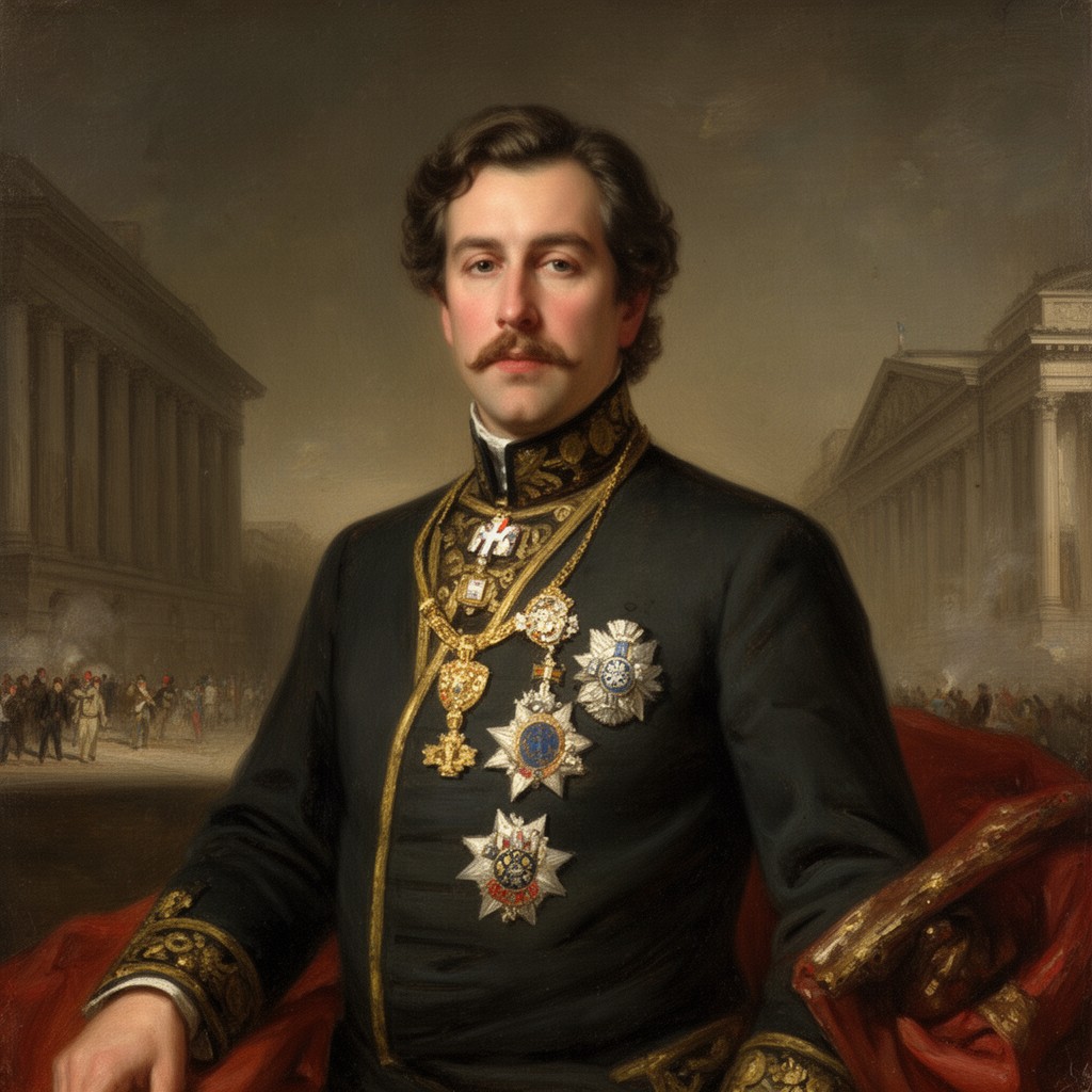 AI-generated illustration of Ludwig I of Bavaria