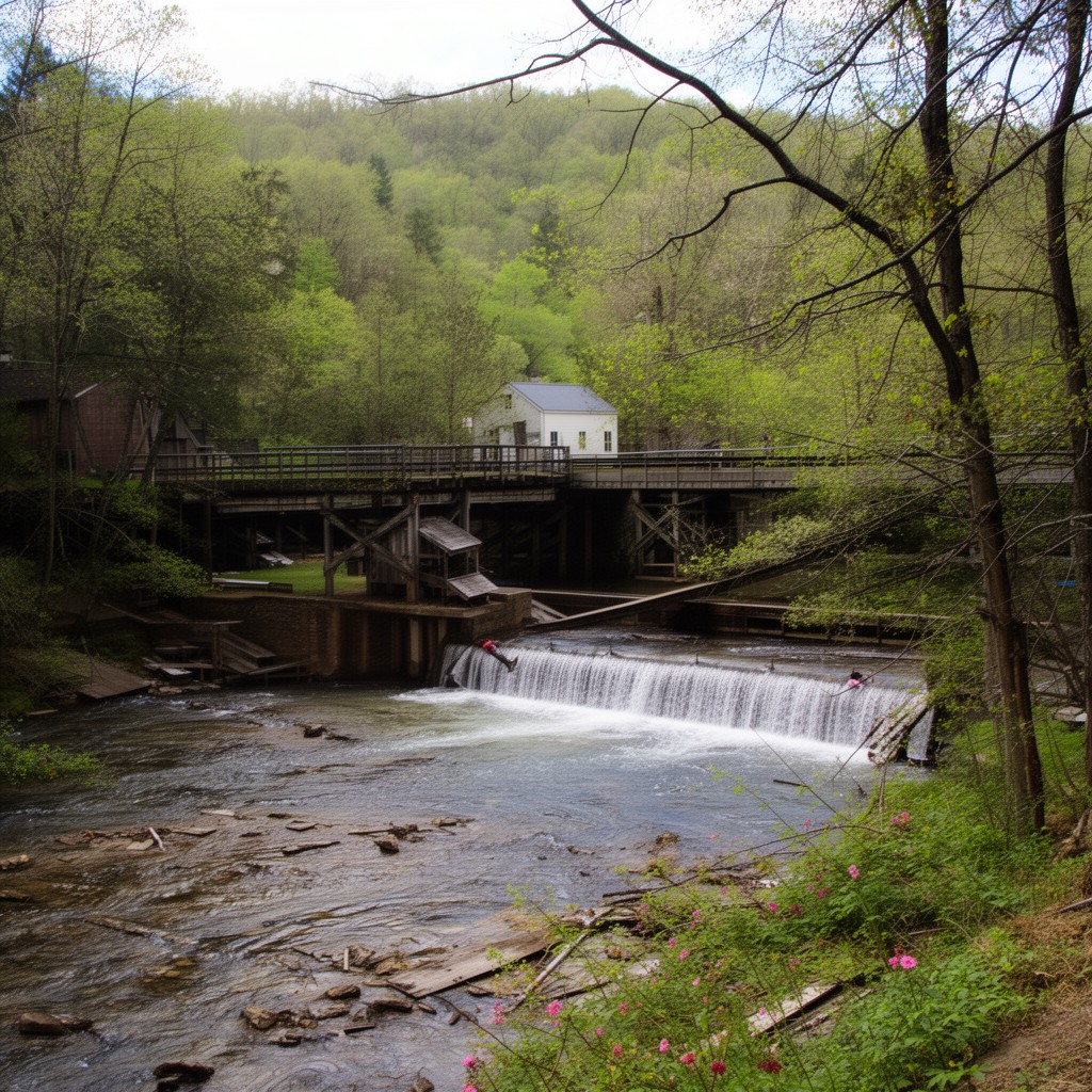 AI-generated illustration of Eads Mill, West Virginia