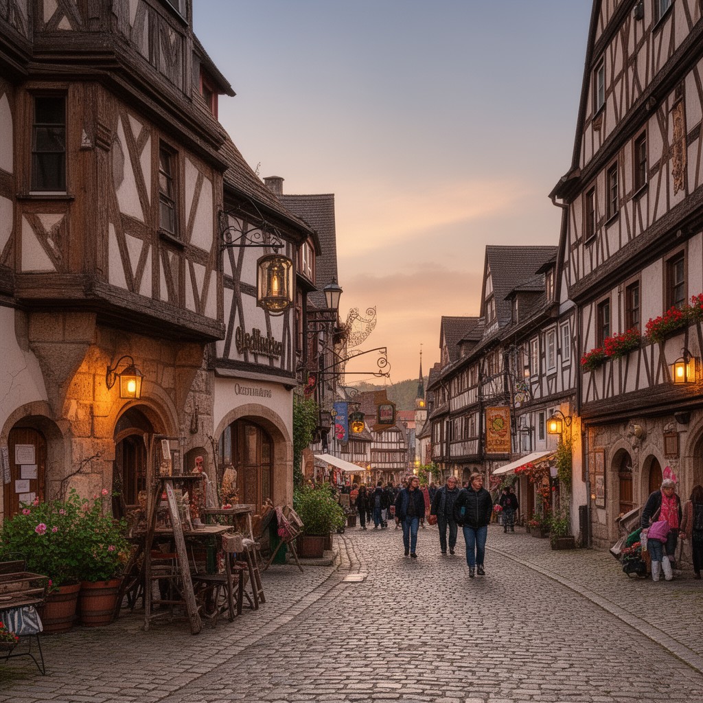 AI-generated illustration of Quedlinburg