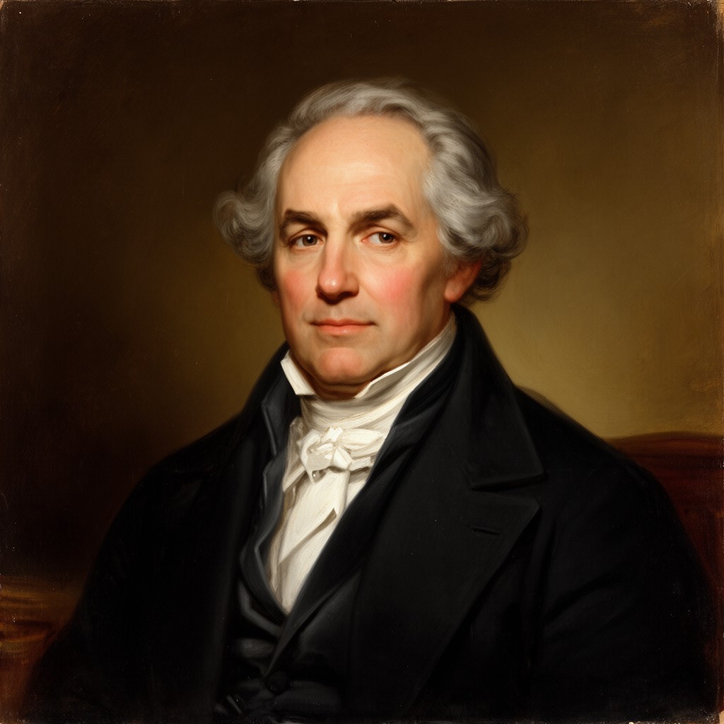 AI-generated illustration of Oliver Wolcott Jr.