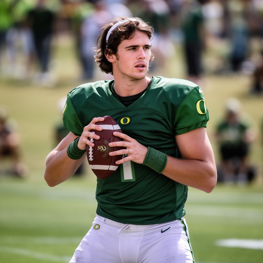 AI-generated illustration of Joey Harrington