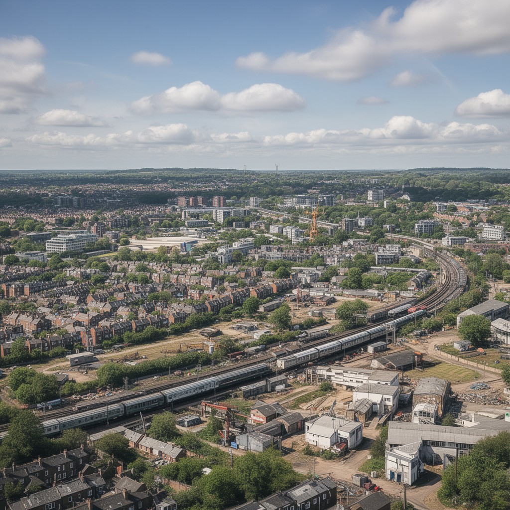 AI-generated illustration of Colindale