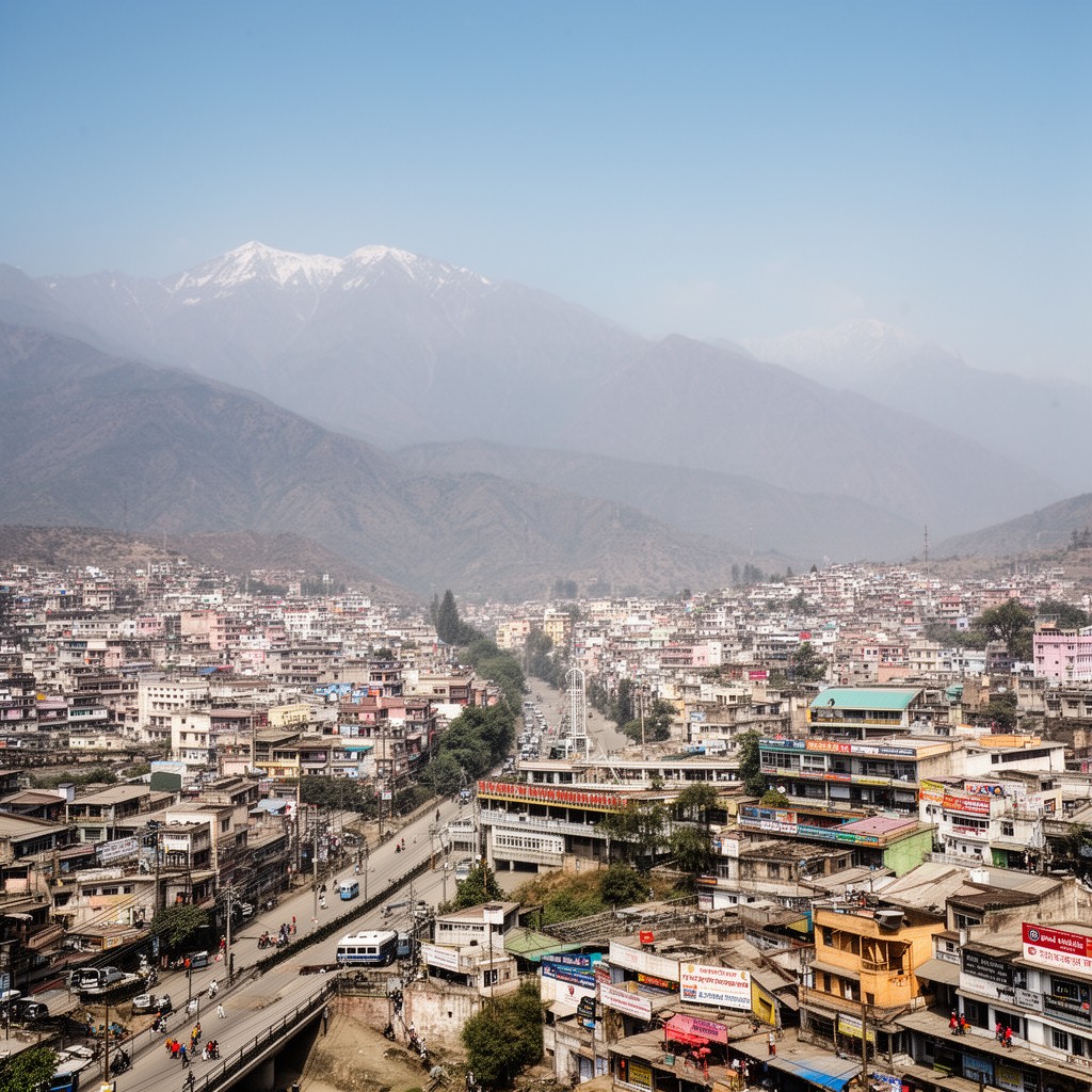 AI-generated illustration of Pathankot