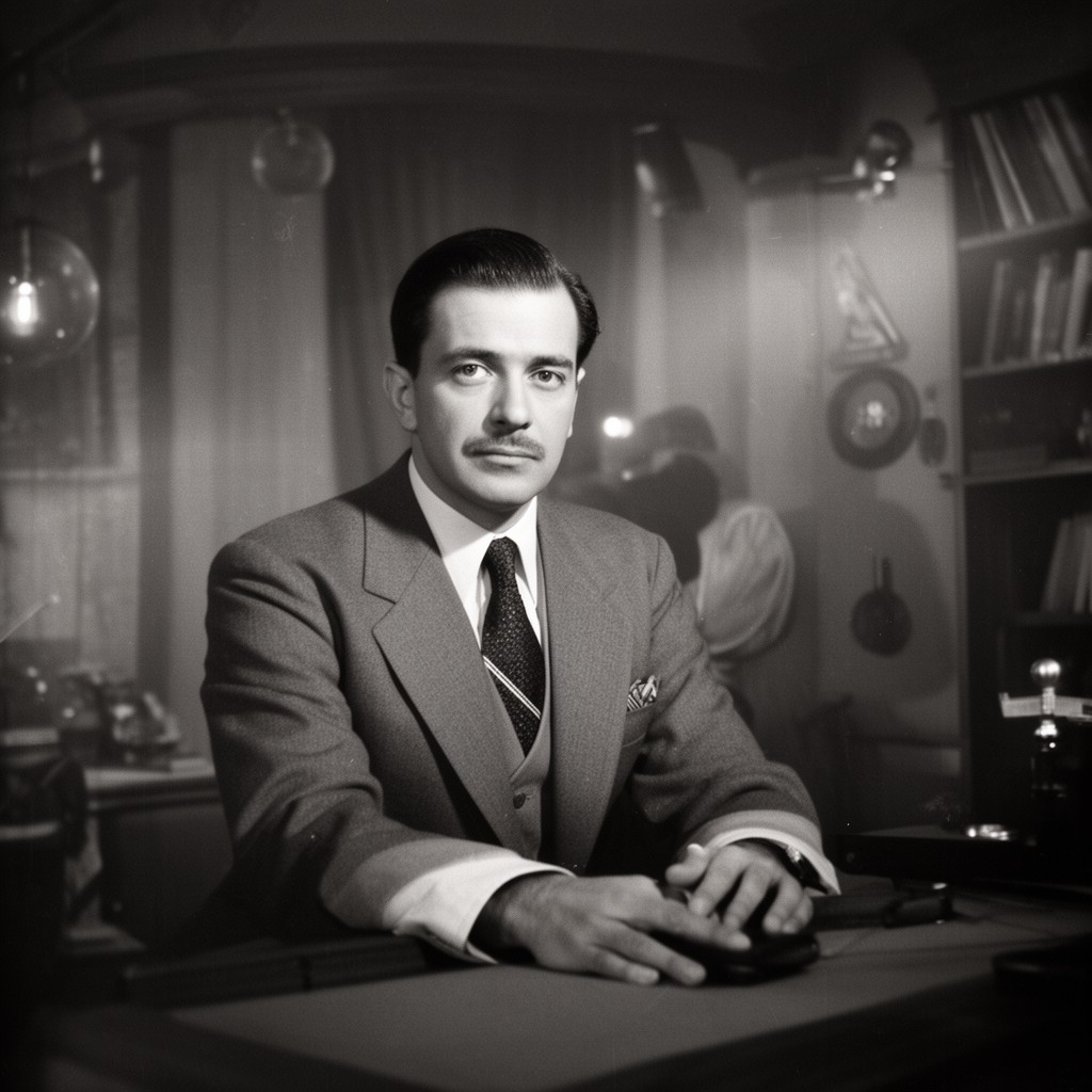 AI-generated illustration of Frank Reicher