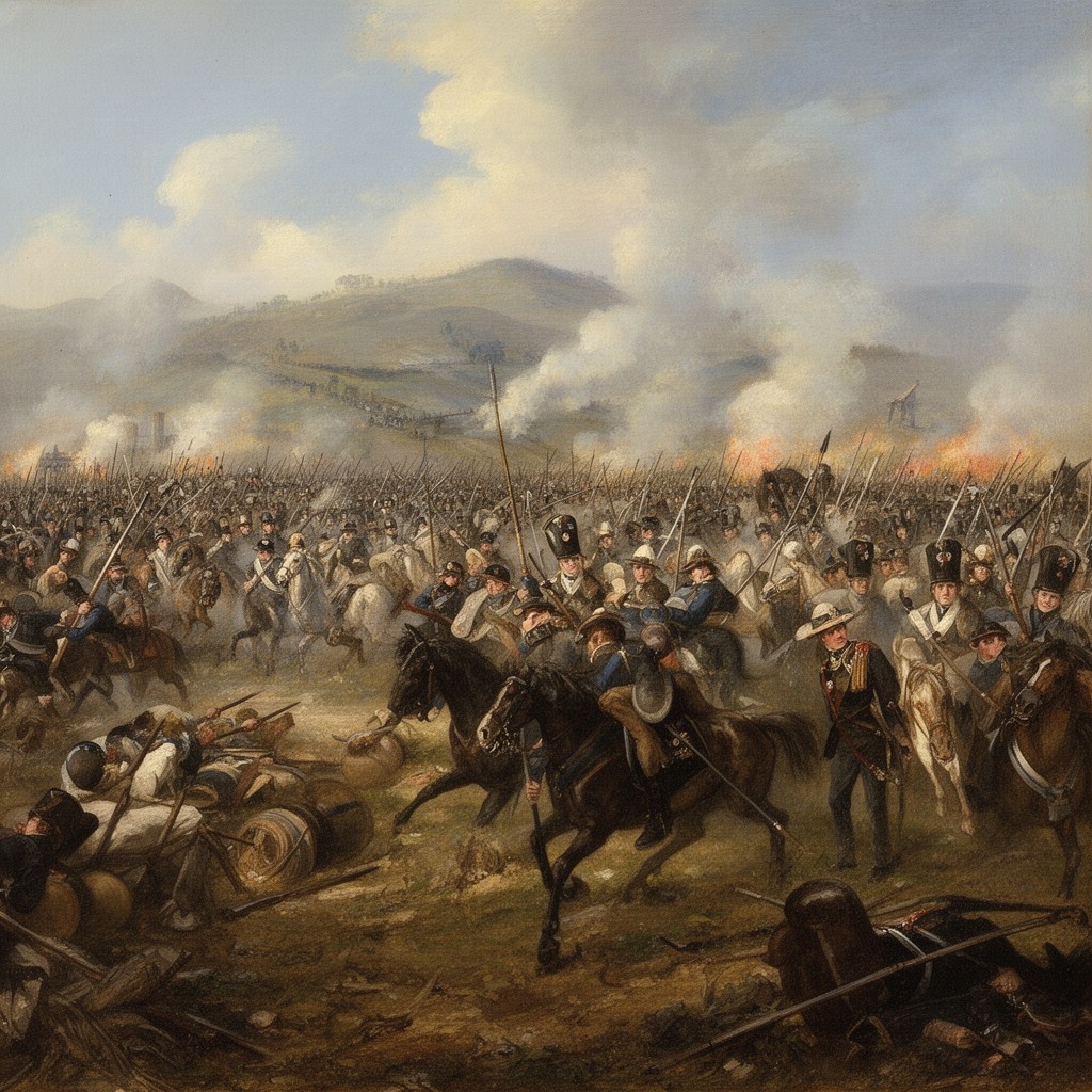 AI-generated illustration of Battle of Orthes