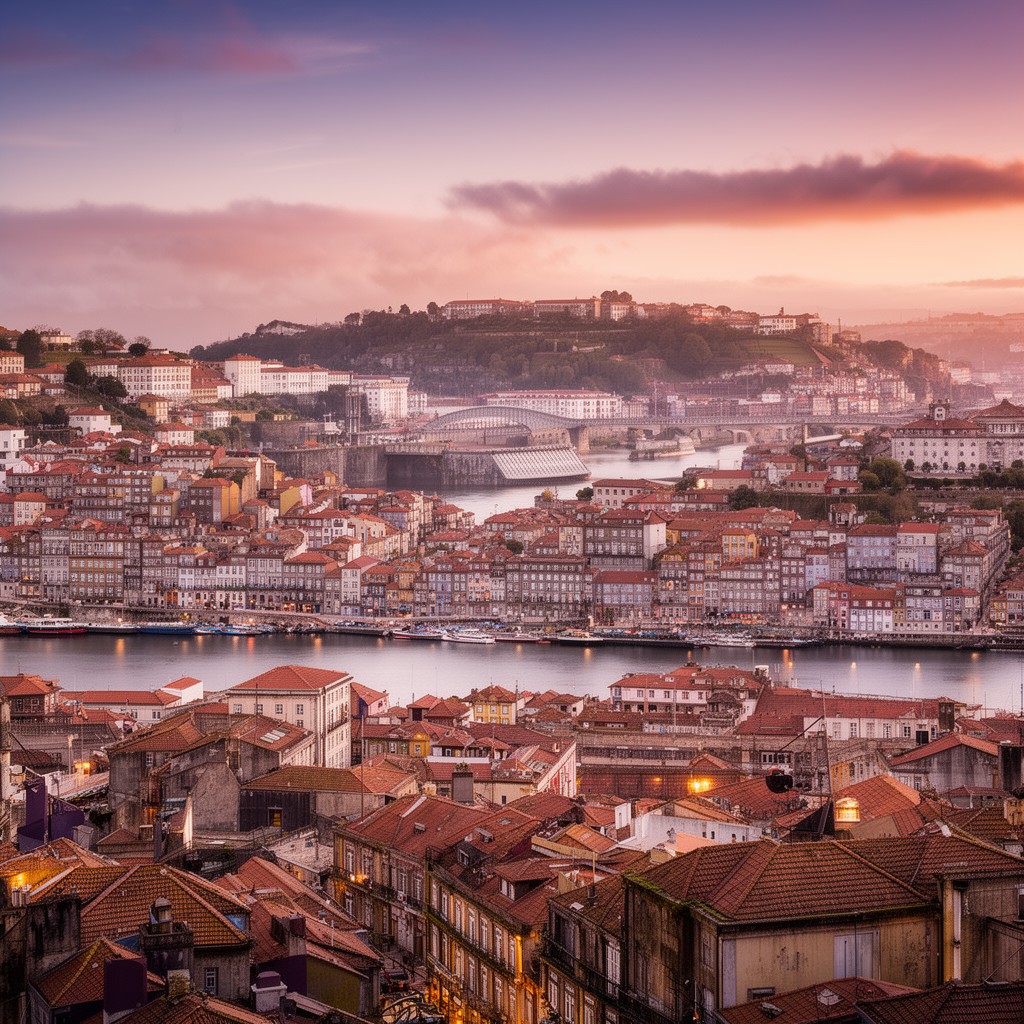 AI-generated illustration of Porto