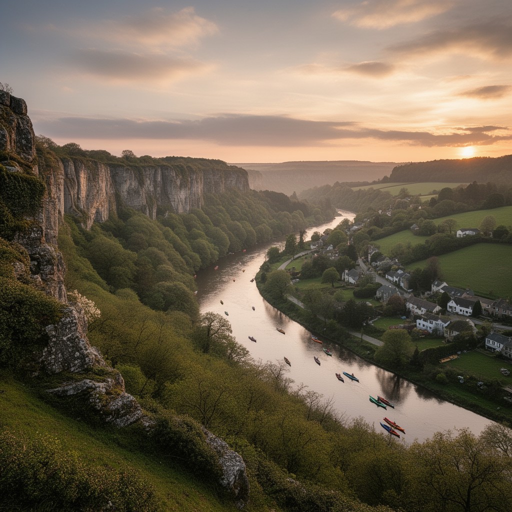 AI-generated illustration of Symonds Yat