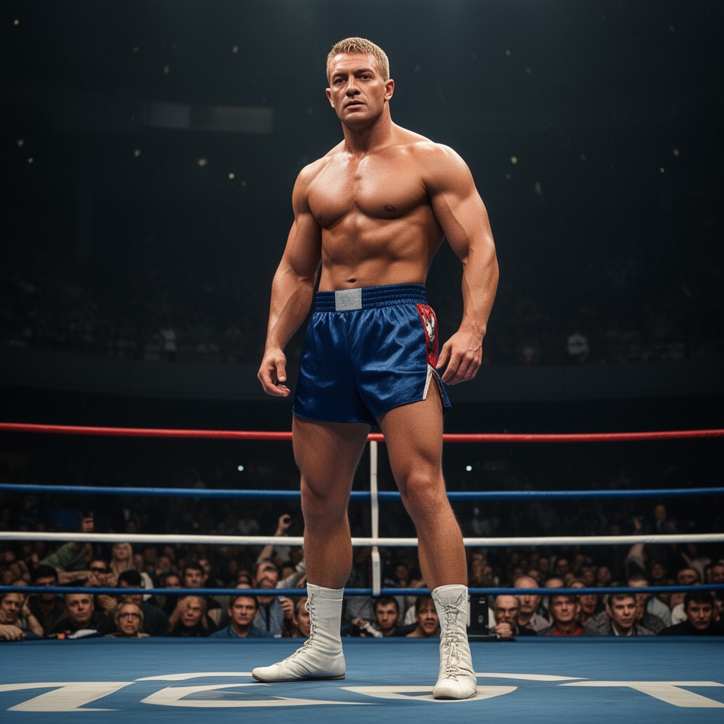 AI-generated illustration of Ivan Drago