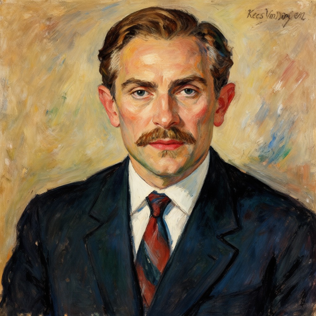 AI-generated illustration of Kees van Dongen