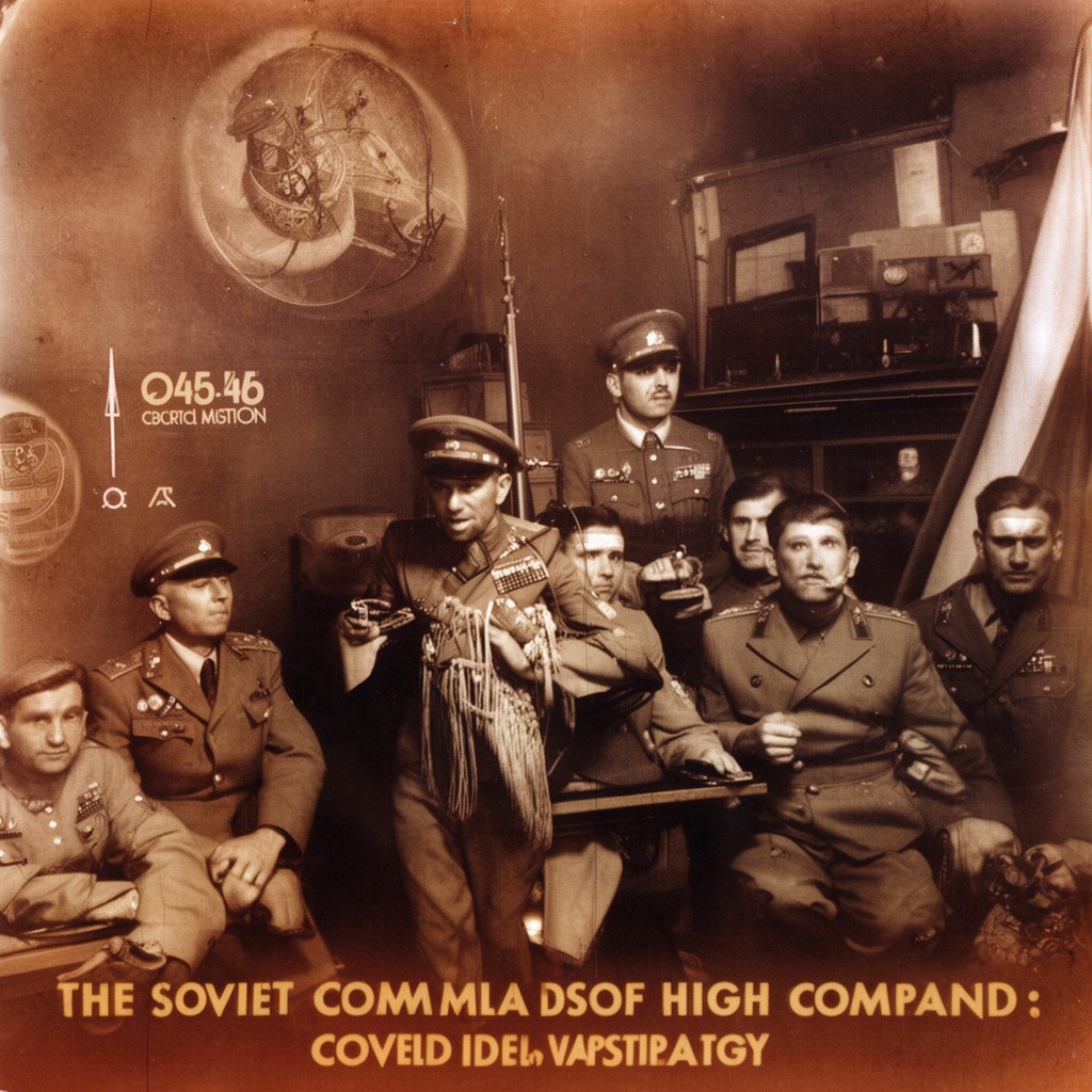 AI-generated illustration of Soviet High Command