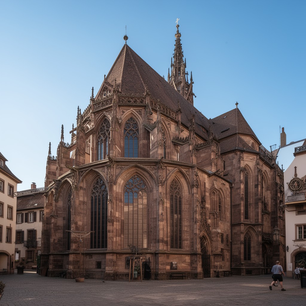 AI-generated illustration of Église Saint-Nicolas de Strasbourg