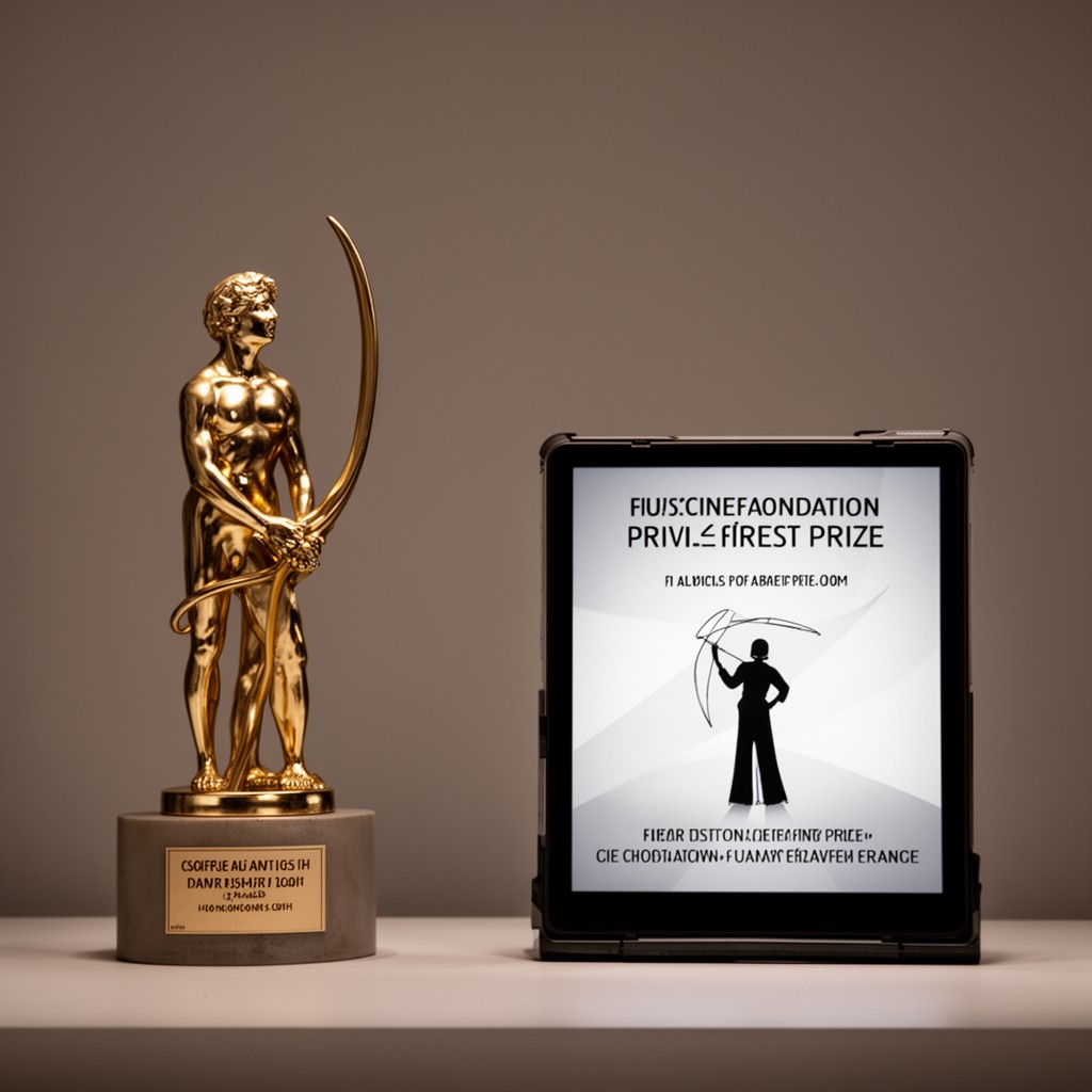 AI-generated illustration of Cinéfondation First Prize