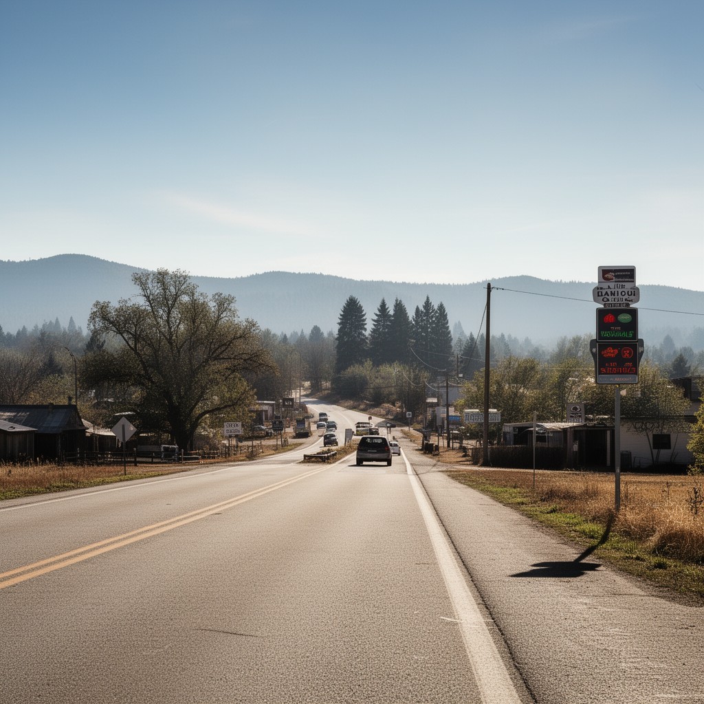 AI-generated illustration of Lincoln Highway