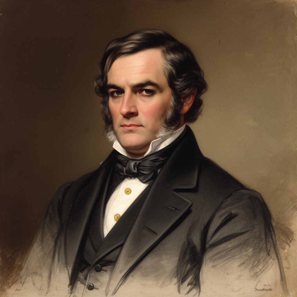 AI-generated illustration of T. Hewson Bache