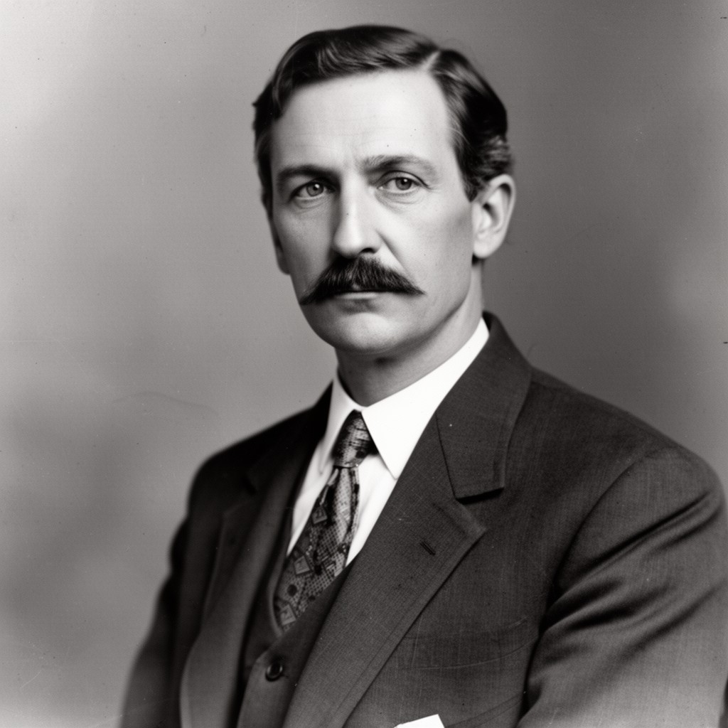 AI-generated illustration of Charles Taze Russell