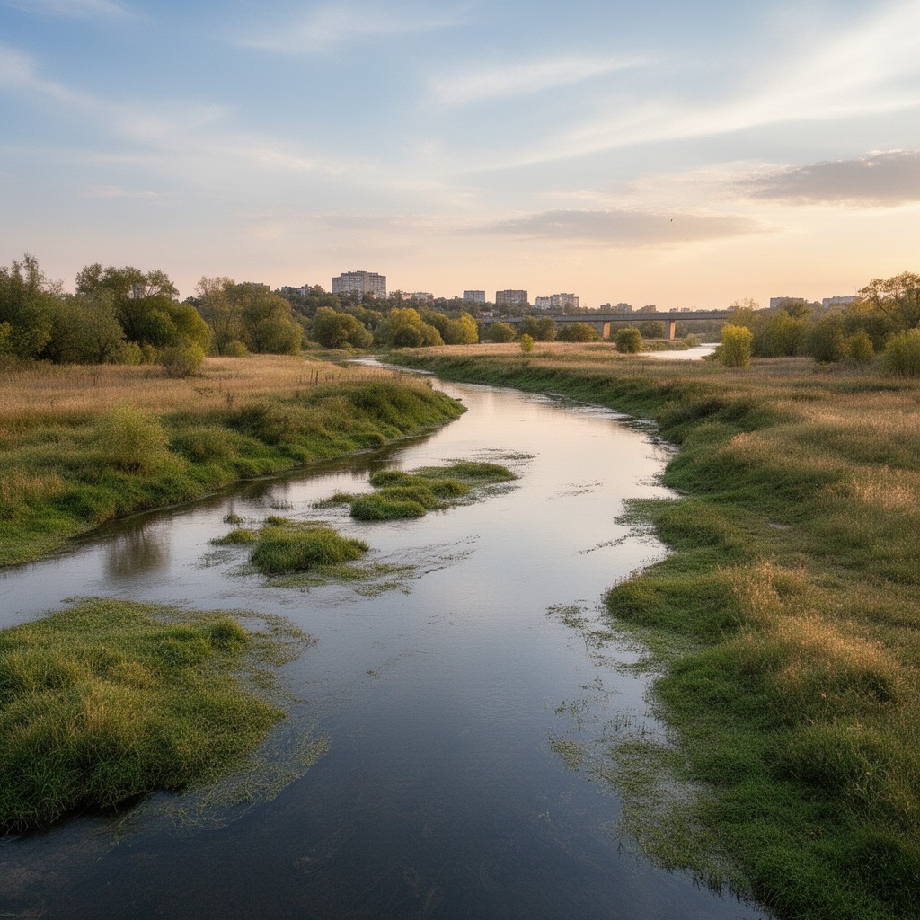 AI-generated illustration of Styr River