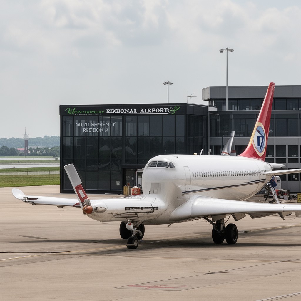AI-generated illustration of Montgomery Regional Airport