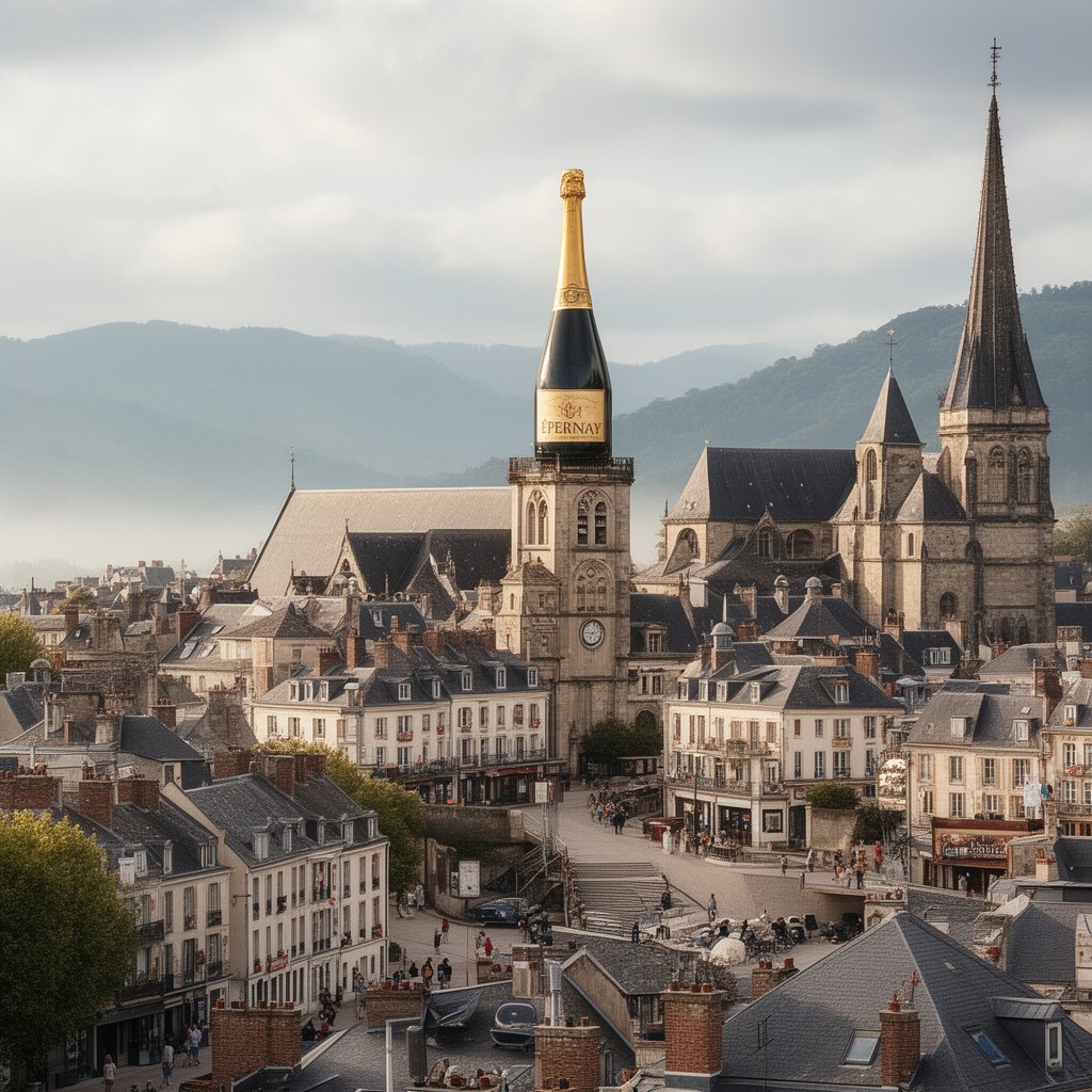 AI-generated illustration of Épernay