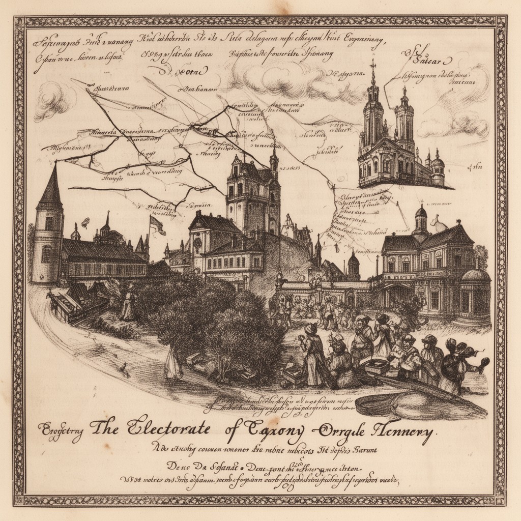 AI-generated illustration of Electorate of Saxony
