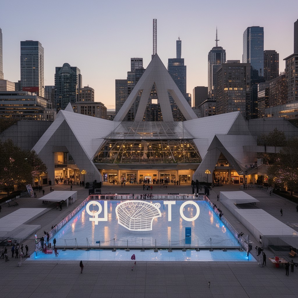 AI-generated illustration of Nathan Phillips Square