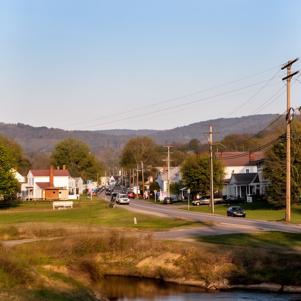 AI-generated illustration of Lovettsville, Virginia