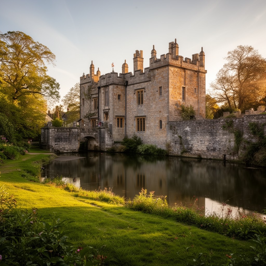 AI-generated illustration of Hever Castle