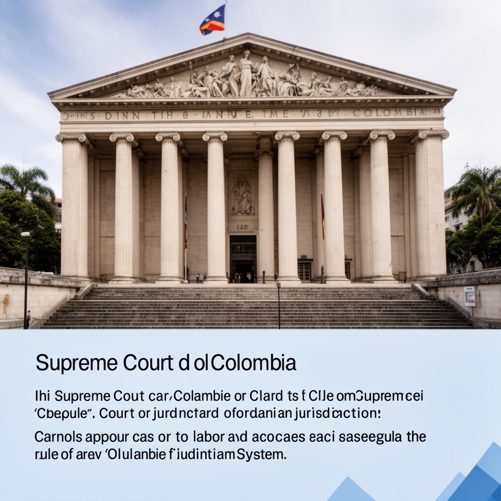 AI-generated illustration of Supreme Court of Colombia